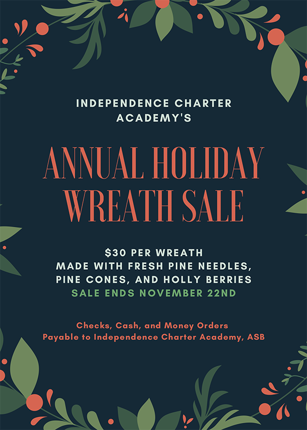 Annual Holiday Wreath Sale 2021 - ICA ASB